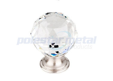 Kryształ szczotkowany nikiel satyna Zinc Alloy pierścienia pociągowego Cabinet sprzętowy z 1 3/8 Średnica