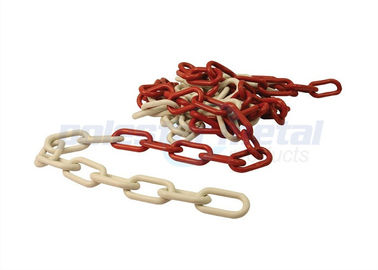 Czerwone i białe plastikowe Chain, HDPE PP PE plastikowe Barrier Chain Link