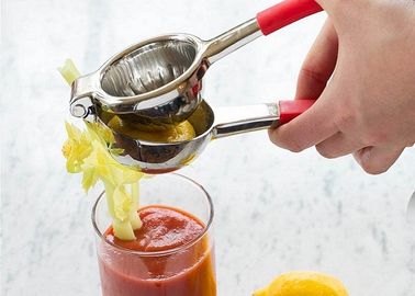 Kitchen Gadget Stainless Steel Lemon Citrus Squeezer With Soft PVC Handle