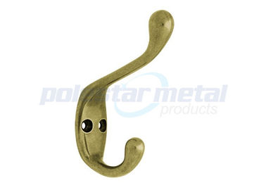 3-11 / 16 &quot;Antique Brass Door Haki Akcesoria sprzętowe Płaszcz Hat na ścianę